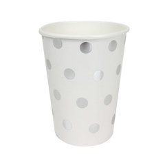 VASO LUNARES PLATEADOS x6