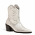 Bota Western Prata Cano Baixo Salto Grosso Couro - comprar online