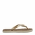 Chinelo Flip Flop Borracha Dourado Brilho