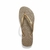 Chinelo Flip Flop Borracha Dourado Brilho - Divas Multimarcas