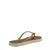 Chinelo Flip Flop Borracha Dourado Brilho - Divas Multimarcas