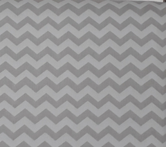 Retalho de Tecido Tricoline Estampado chevron médio cinza 50x25cm - cod 60023