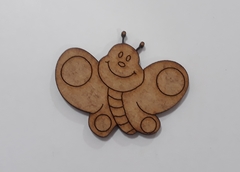 Borboleta de MDF recorte a laser 5,5cm - cod 9213