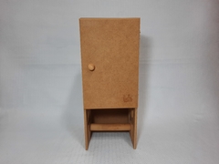 Porta-papel higiênico MDF 3 rolos 15x15x37cm - cod 1496