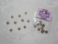 Chaton flor brilhante 8mm (10 unidades) VÁRIAS CORES - cod 5102 - comprar online