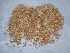 Meia pérola 6mm dourado - cod 4550 - comprar online