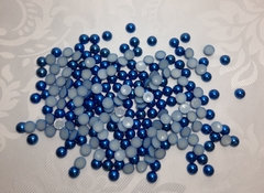 Meia pérola 12mm azul-royal 100g - cod 9926