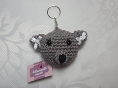 Chaveiro amigurumi de crochê cinza - cod 9296 - comprar online