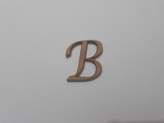 Letras Maiúsculas cursivas avulsas de MDF recorte a laser - cod 3868 - comprar online