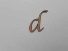 Letras Minúsculas cursivas avulsas de mdf recorte a laser - cod 3868 - Artesanato Mania