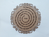 Mandala Oração do Pai Nosso de MDF recorte a laser 30cm - cod 9087