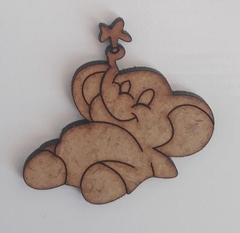 Elefante de MDF recorte a laser 5cm - cod 9196