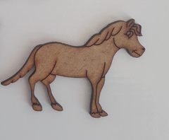 Cavalo de MDF recorte a laser 6cm - cod 9189