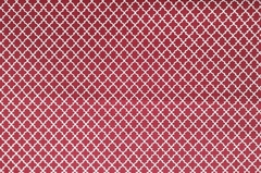 Tecido Tricoline Estampado vermelho com traço bege 10cm x 1,50m - cod 9717 - comprar online