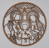 Mandala Sagrada Família de MDF recorte a laser VÁRIOS TAMANHOS - cod 60441