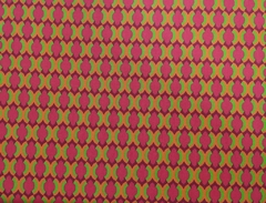 Retalho de Tecido Tricoline Estampado rosa pink colorido 35x30cm - cod 7998