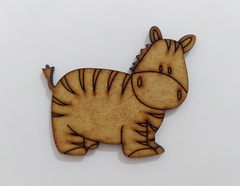 Aplique de MDF zebra corte a laser 5cm - cod 9223