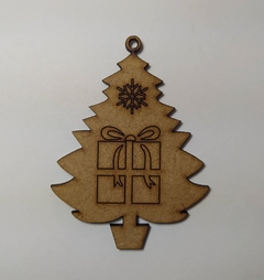 Enfeite e bola de Natal de MDF recorte a laser VÁRIOS MODELOS - cod 9849 - comprar online