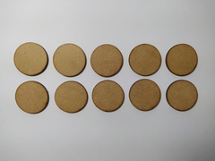 Bolacha disco de MDF recorte a laser 3cm (10 unidades) - cod 9670