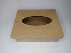 Caixa MDF porta lenço de papel 17x13x6cm com tampa sapato /solta - cod 60246 - comprar online