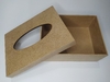 Caixa MDF porta lenço de papel 17x13x6cm com tampa sapato /solta - cod 60246