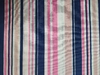 Tecido Tricoline Estampado listras rosa e azul marinho 10cm x 1,50m - cod 7860