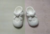 Aplique Sapato Bebê RESINA 2,5x2,5cm (par) - cod 482