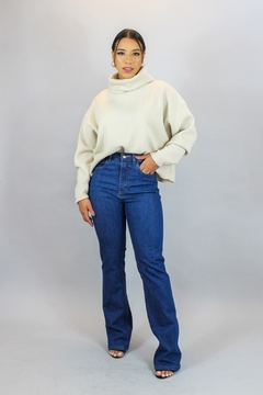 Imagem do Calça jeans flare cintura alta