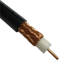 Cable coaxial 75 Ohms RG 59 pes + 2x0,50