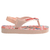 Havaianas new baby disney classics rosa vermelho - comprar online