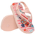 Havaianas new baby disney classics rosa vermelho - loja online