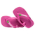 Havaianas new baby brasil logo rosa flux branco - loja online