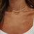 Choker Folha Dupla Ouro - comprar online