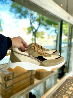 ZAPATILLAS 721 CORINA BEIGE - Niza Calzados