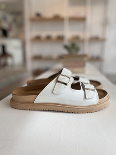 Sandalias Birk blanco, Caribe