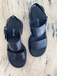 Sandalias Pini negro, Abner - comprar online