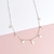 colar chocker estrela e lua prata