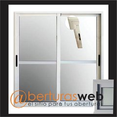 Ventana Aluminio Herrero Premium Marco Pesado Cierre Lateral 1,20 x 0,60 - comprar online