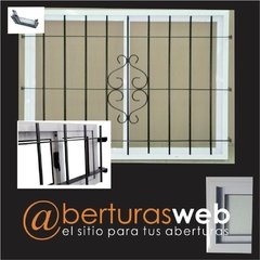 Ventana Aluminio Blanco Herrero con Vidrio 3mm de 1,50 x 1,10 en internet