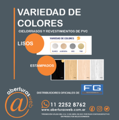 Cielorrasos De PVC M2 Liso Color Liso Blanco 250mm X 10mm en internet