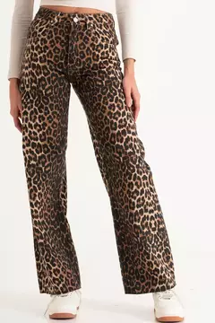 WIDE LEG ANIMAL PRINT CHEETAH