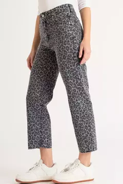 PANTALON RECTO ANIMAL PRINT GRANT - Las Polas