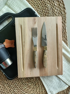 Set de asado rectangular artesanal - tienda online