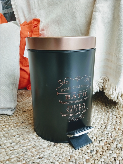 Cesto Baño Negro