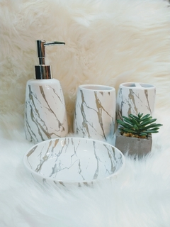 Set Baño Mármol - comprar online