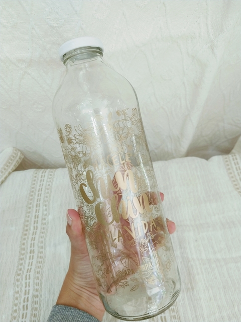 Botella Agua Estampada 1 litro