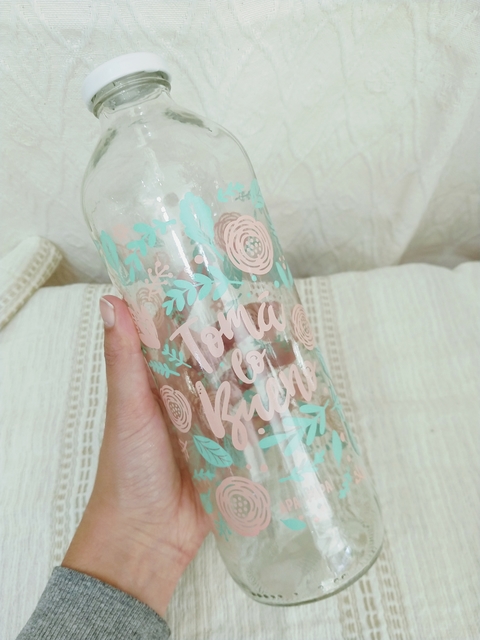 Botella Agua Estampada 1 litro