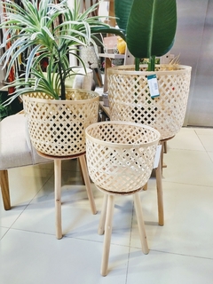 Portamacetas Fibras Bambú - comprar online