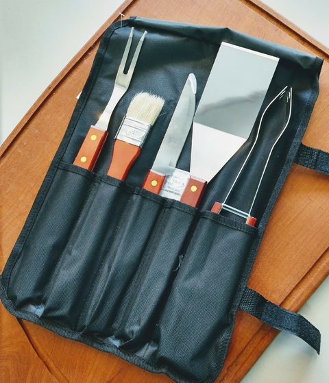 Set Parrillero en estuche