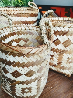 Canasto de Bambú Trenzado - comprar online